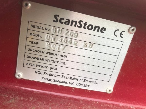 New UN-3842-SB Scanstone Bedformer