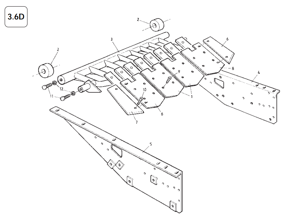 3.6 Wide Type Multi-Blade Share (Diablo machines - up to 2008)