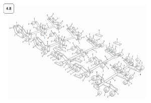 4.8 Roller Carrier Frames - Inboard Rollers (5215 Machines)