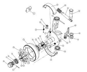 Braked Hub Assembly